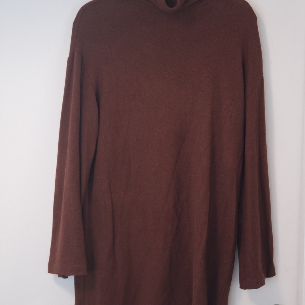 Reformation brown sweater dress
